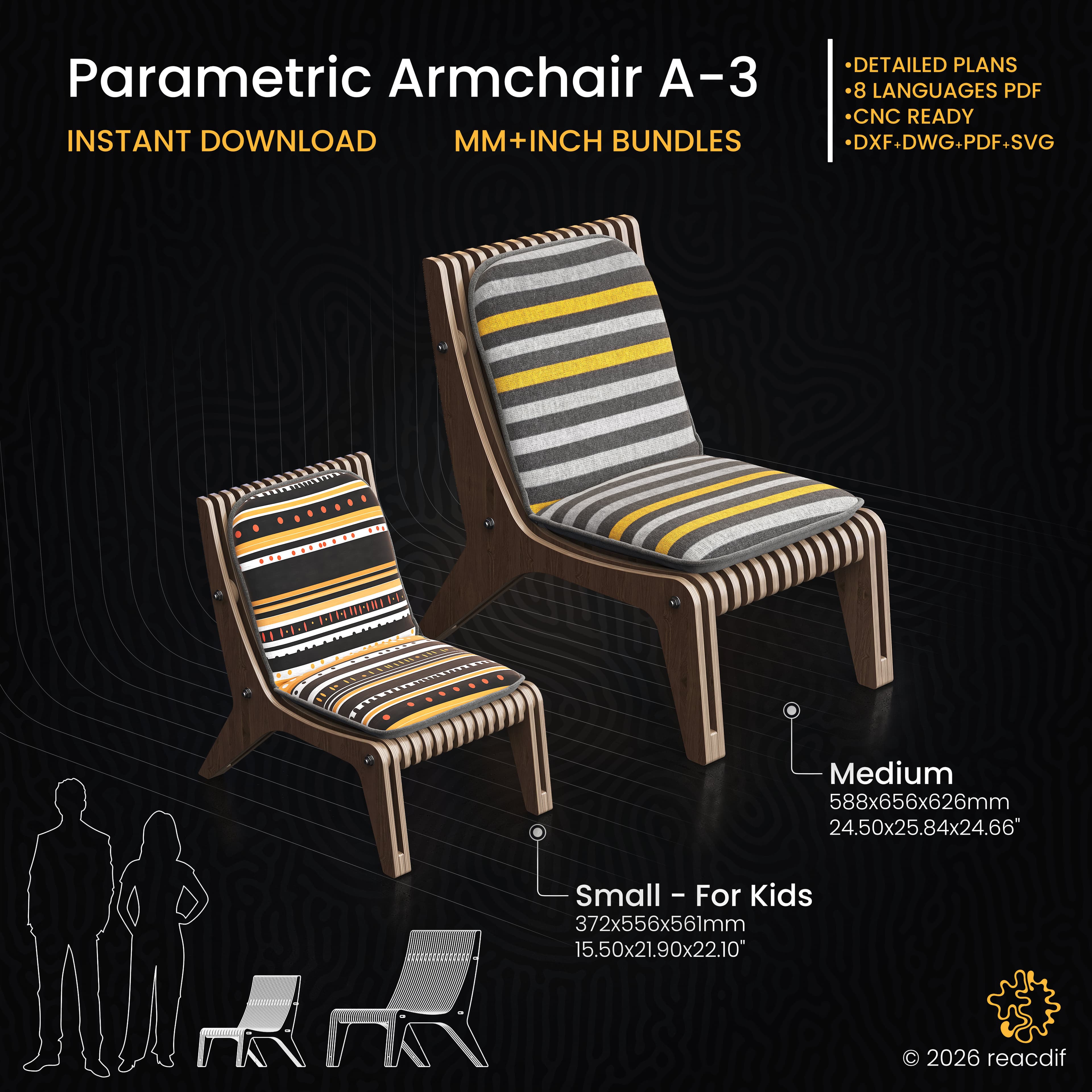 Parametric Armchair A-3